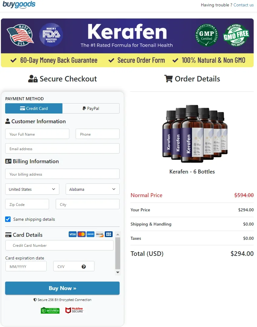 kerafen order